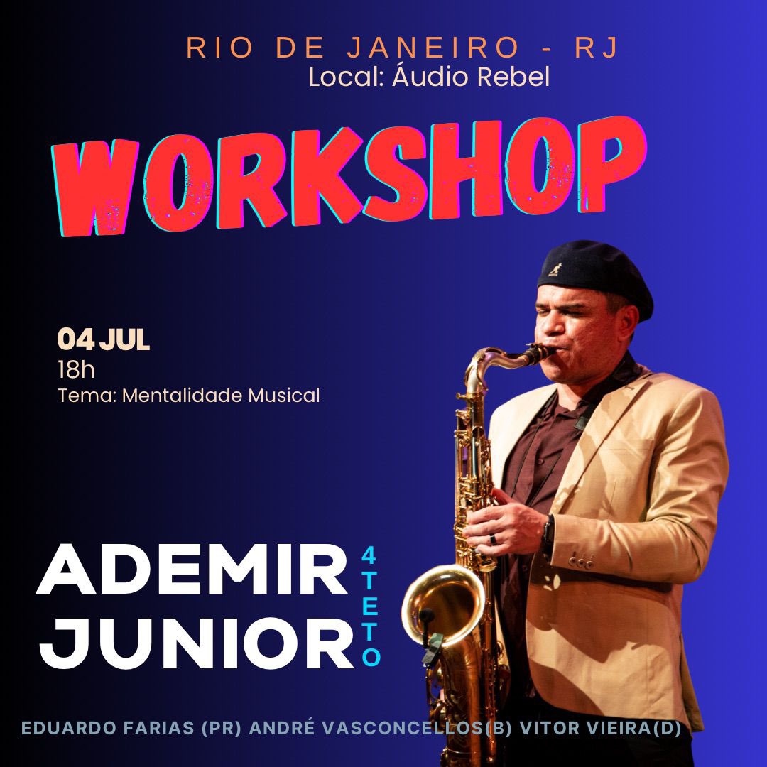 📌 04/07 Terça-feira ⏰ 18:00 às 22:00

→ WORKSHOP MENTALIDADE MUSICAL com Ademir Junior

ℹ️ Saiba Mais
audiorebel.com.br/agenda/mentali…

🎟️ Ingressos Sympla
sympla.com.br/evento/mentali…

💲 Ingressos PIX Antecipados Pix
tr.ee/c0aIXCfnlk

🔗 Facebook
fb.me/e/6QlLGj4vC?mi…