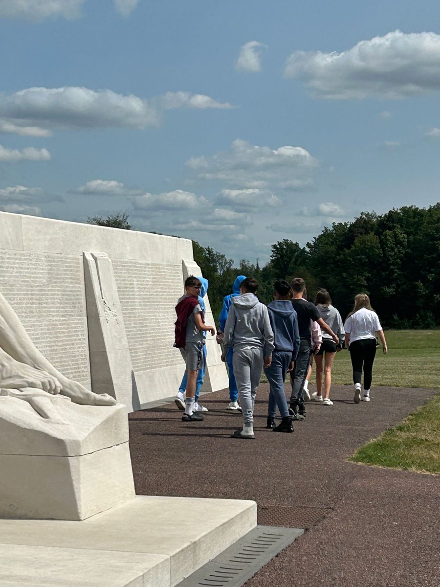 CaerleonComp's tweet photo. Paris Yr9 2023 Visiting @VimyRidgePS memorials, trenches and No Man’s Land @EAS_Equity @EAS_Humanities #authenticleading #maximisingpotential https://t.co/r11I26ej8g