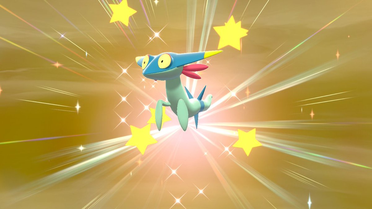 sh__toto's tweet photo. Le troisième Fantyrm shiny qui tombe après 4660 œufs sur pokemon épée et qui complète la famille 👻🐉 , prochaine shasse de dragon en œuf : duralugon #ShinyPokemon #PokemonSwordShield https://t.co/S3emik2LJL