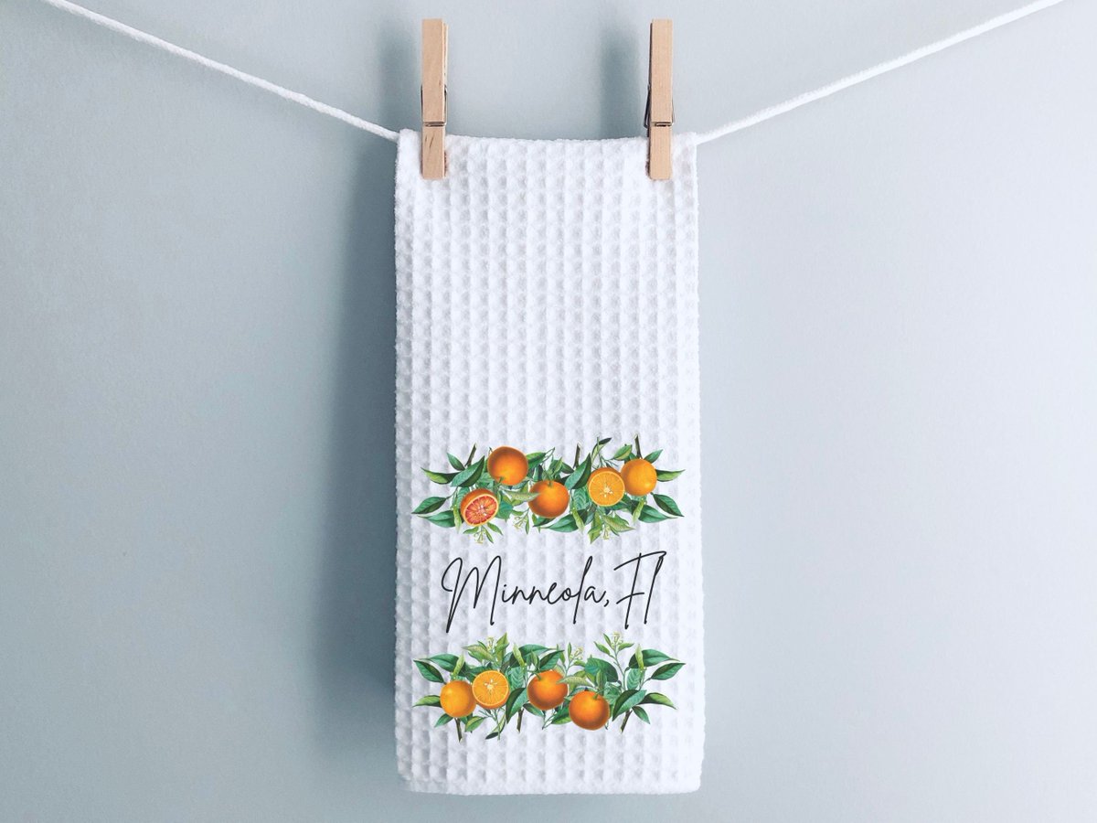 Excited to share the latest addition to my #etsy shop: Minneola Florida Orange Soft Tea Towel etsy.me/46tJ9vT #minneola #oldfloridaoranges #closinggift #realtorgift #minneolaflorida #lakecountyflorida #floridaoranges #orangetreedecor #farmhousekitchen