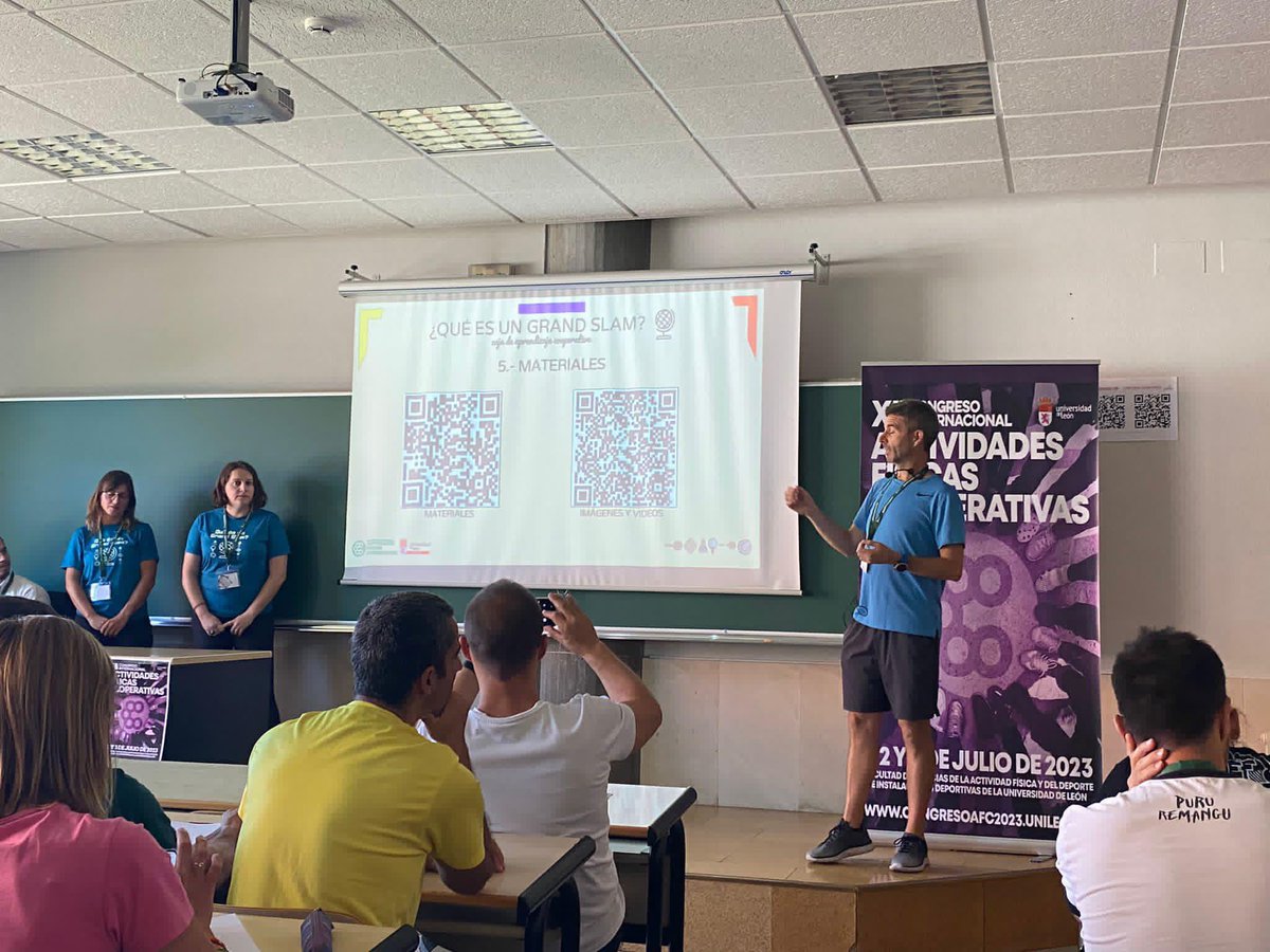 Docents de les FiC i FA de <a href="/ceppalma/">ceppalma</a> mostren la gran feina realitzada durant els darrers anys en Coopedagogia motriu al XII Congreso Internacional Actividades Físicas Cooperativas #CongresoAFC2023 . Gran representació del grup. Enhorabona per compartir i crèixer junts. 👏🏼👏🏼👌