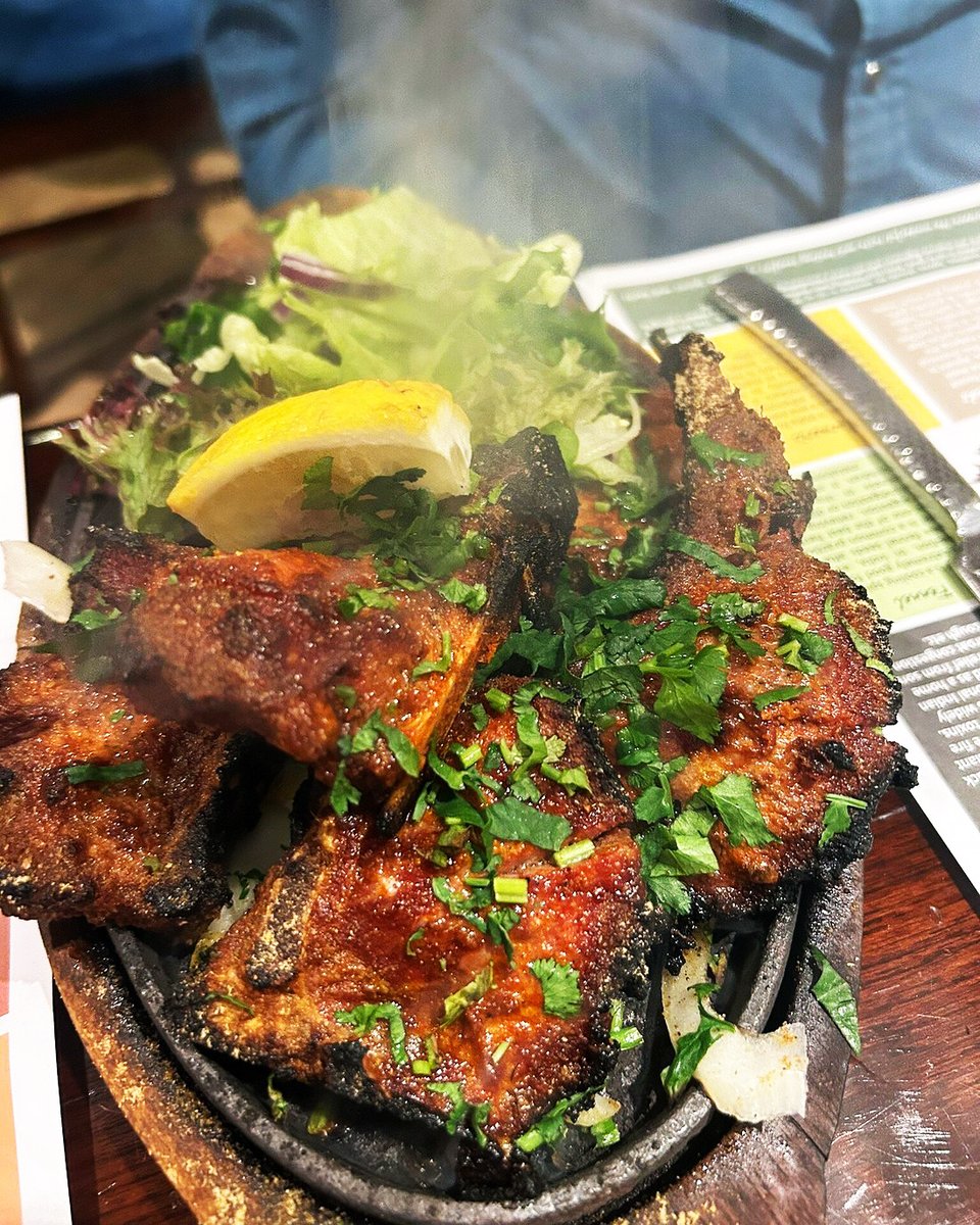 Our secret recipe ribs aren't just a dish, they're an experience. Dive in and discover the flavours of India tonight! 🍖 
#IndianCuisine #SpiceRoute #IndianFoodLovers #CurryLovers#TasteOfIndia #IndianFlavors #AuthenticIndian #FoodOfIndia #TandooriTreats #SpicesOfIndia