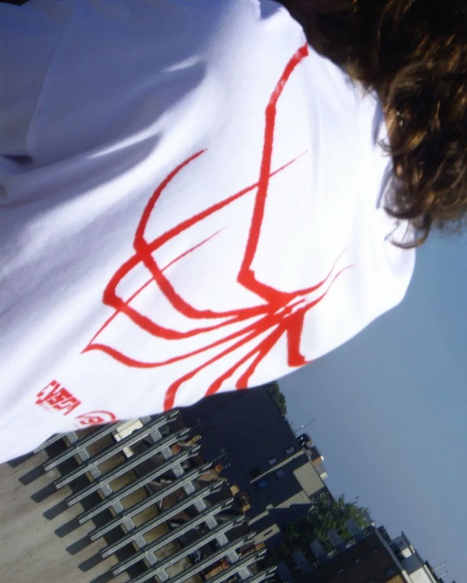 EysonStudios's tweet photo. Eyson Spider Tee (avaliable in white and off-white). 🕷 
Screen printed by hand. https://t.co/KpDt1uJFHy