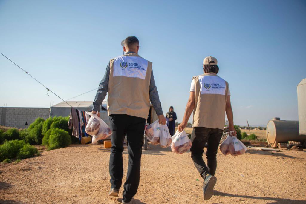 CharityAusIntl's tweet photo. Qurban 2023 in Syria/Türkiye 

@CharityAusIntl performed and distributed Qurbani meat among Syrian 🇸🇾 refugee camps. 

#charityaustralia #qurbani #qurbani2023 https://t.co/6Qw8nRkVv3