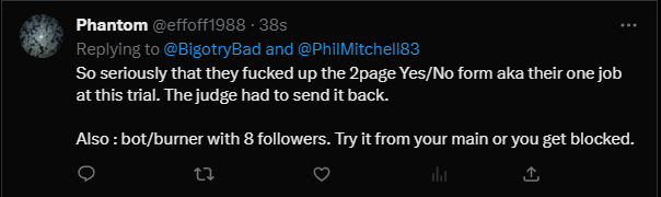 BigotryBad's tweet photo. @effoff1988 @PhilMitchell83 OOC:

Reply and block, so cowardly.

Yes, they did not fill in damages for Heard's counterclaim - perhaps they thought that they were just supposed to put in the net judgement or they thought they could leave it zero (liable, but no damage).

Hard to say exactly. https://t.co/KnhIFG1UjP