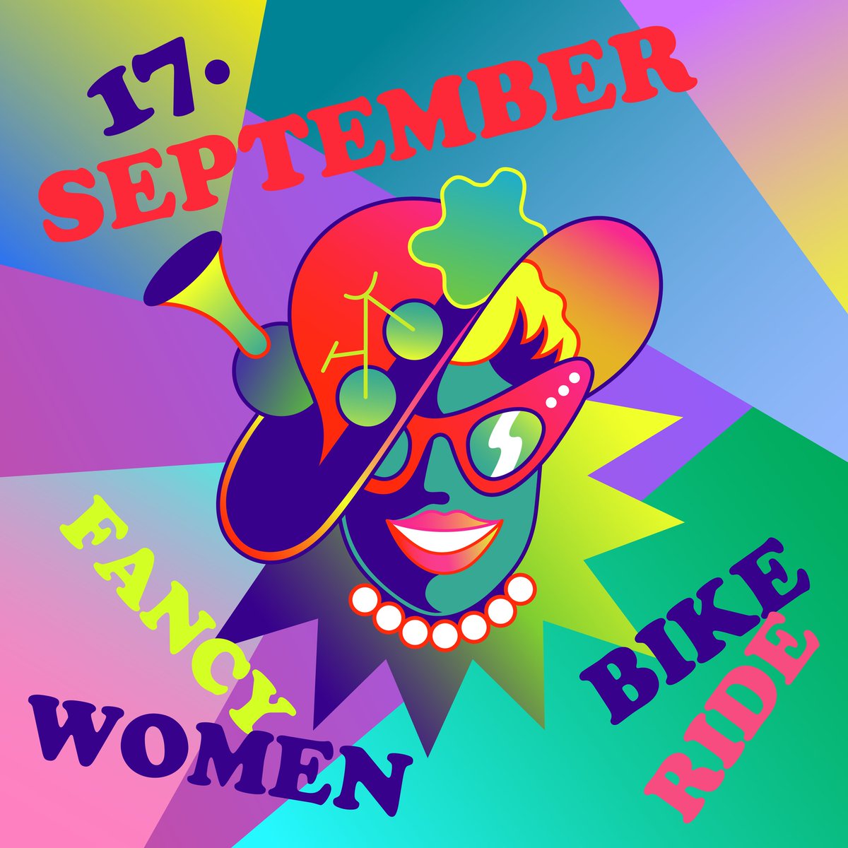 Der erste Fancy Women Bike Ride in Essen
- 17. September, 15:00 Uhr
- Start: U Philharmonie Essen
- #dresscodefancy: Wir freuen uns auf bunte, schicke Kleidung und geschmückte Räder
- Route: ca 5,5km, steigungsarm und langsam, von der Polizei gesichert