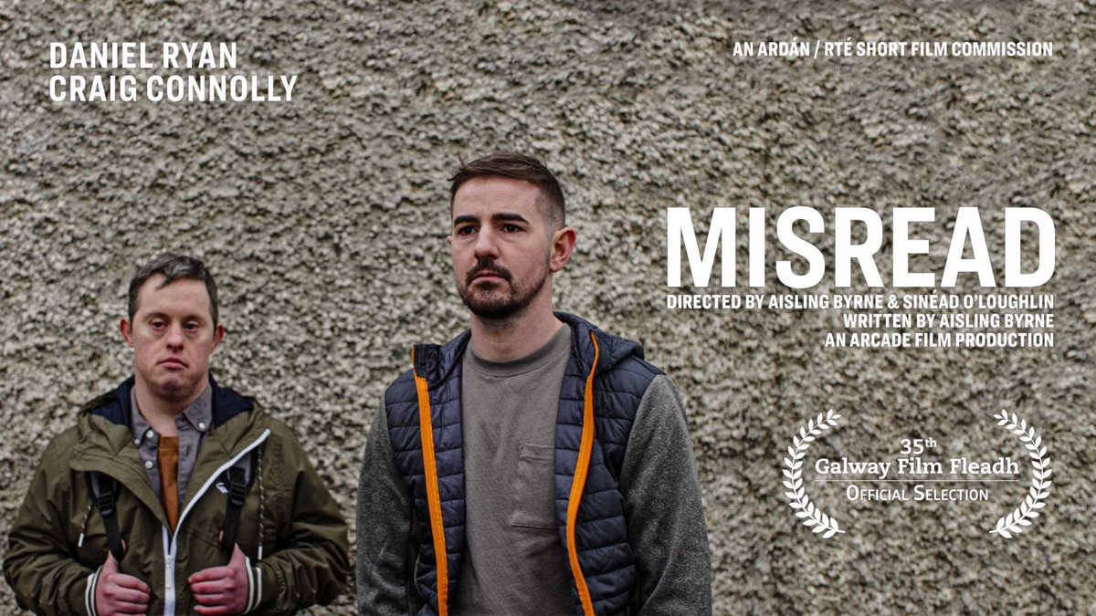 MISREAD will have it’s world premiere at 35th @galwayfilm screening Friday 14th July at 10am 

Delighted to be a part of this one- can’t wait for audiences to see it.
<a href="/Nedloughlin/">Sinéad O'Loughlin</a> <a href="/AisTalkShop/">Aisling Byrne</a> @ArcadeDotFilm
