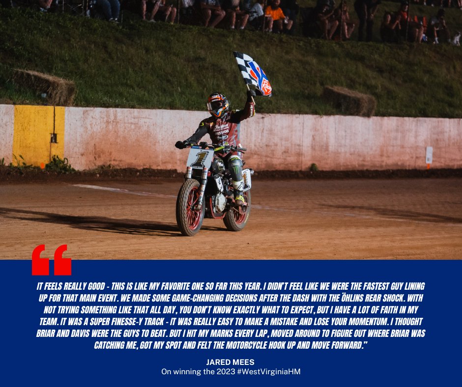 Jared Mees came to West Virginia Motor Speedway for the first time since 2006 with an opportunity to match fellow legend Scott Parker’s mark for most Half-Mile wins. In the end, he secured his record-tying 35th-career HM win with a 0.609-second margin of victory 👏