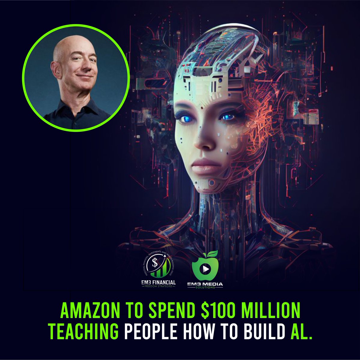 em3_media's tweet image. Amazon Web Services (AWS) is investing $100 million to establish the AWS Generative AI Innovation Center, aiming to help customers in various sectors like healthcare, finance, and manufacturing develop customized applications using generative AI technology.
#AWSGenerativeAI