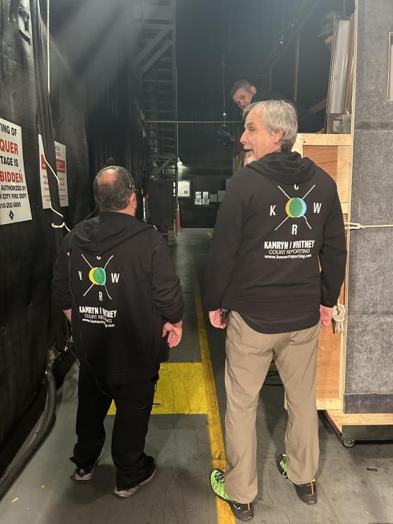whitneykumar's tweet photo. Being Judge Judy's stenographer wasn't actually my first endeavor. For 10 years now, I've co-owned a court reporting firm with my twin sister Kamryn. (Yes, I have an identical twin &amp; we're both court reporters!) It's no secret on set that we absolutely LOVE sharing our KW Swag!! https://t.co/G3jze32pSD