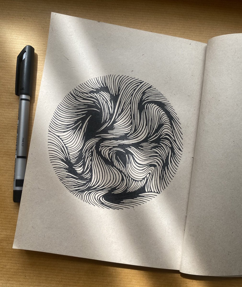 so_gol_nzy's tweet image. Heyy 
Hope you have a great time 

#CryptoPunksbackVault 

My hand drawn ink on paper circle pattern 
Available on secondary market 
For 10 xtz 

Link in cm