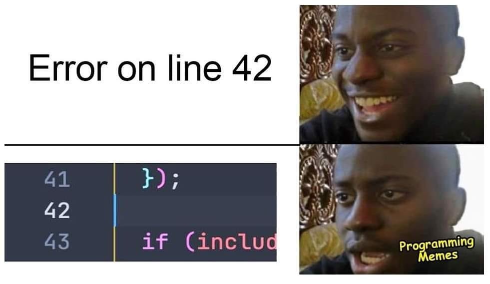 TutorialsZoom's tweet image. Error on line 42 #Mearningtocode #codingnewbie #codinglanguages #coder #coding #java #javascript #python #html #webdevelopment #programming #programmer #pythonhub #python3 #pythonprogramming #ai #ml #artificialintelligence #machinelearning #css #pythonquiz #tutorialszoom