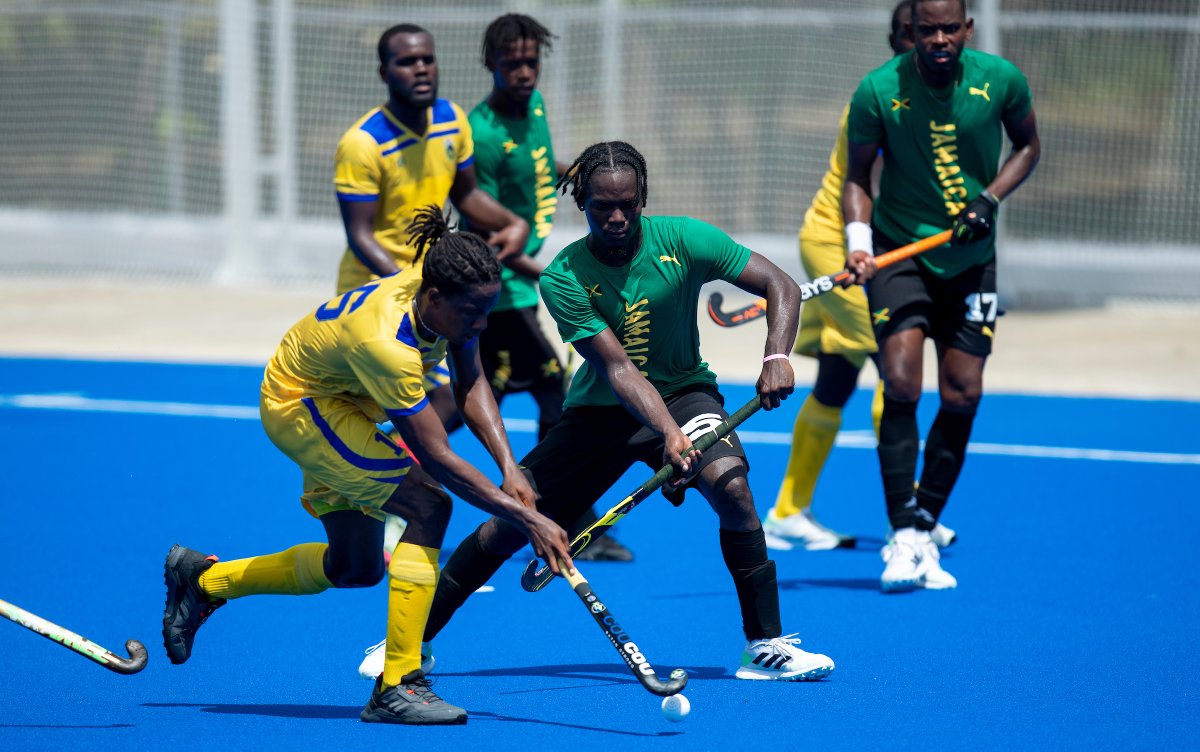 PanAmHockey's tweet photo. CAC GAMES 2023 | DAY 6 | MEN

🚨 FINAL RESULT 🚨

🇧🇧 BARBADOS 4- 🇯🇲 JAMAICA 2

#CACGames #ElSalvador #PanamHockey https://t.co/SRe1qxNbYZ
