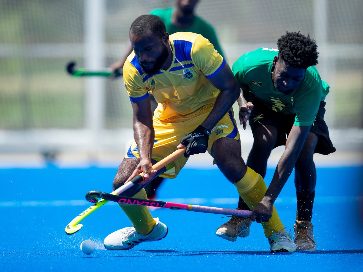 PanAmHockey's tweet photo. CAC GAMES 2023 | DAY 6 | MEN

🚨 FINAL RESULT 🚨

🇧🇧 BARBADOS 4- 🇯🇲 JAMAICA 2

#CACGames #ElSalvador #PanamHockey https://t.co/SRe1qxNbYZ