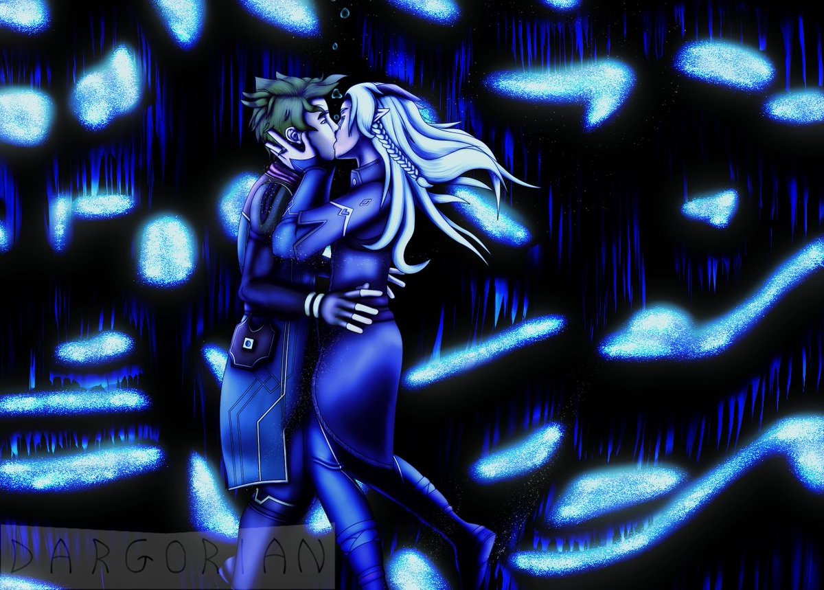 Dargorian_'s tweet photo. I was inspired to draw this after doing some writing. 
I'd started this before we were given anything season five related, but my tablet decided to say nope halfway through so it took me a little while longer to finish it. #Rayllum https://t.co/rMNnNvYk4W