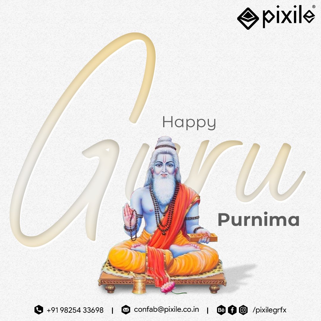 pixilegrfx's tweet photo. Happy Guru Purnima 🙏👨‍🏫👩‍💻📚

Portfolio: https://t.co/E7o6k4Hi1l

Follow Us On Social:-
FaceBook: https://t.co/XPxJz5PipC
Instagram: https://t.co/8w77wJ39LJ

#happygurupurnima #GuruPurnima #vedvyas #pixile #graphics #design #logo https://t.co/uo8MH3bVm2