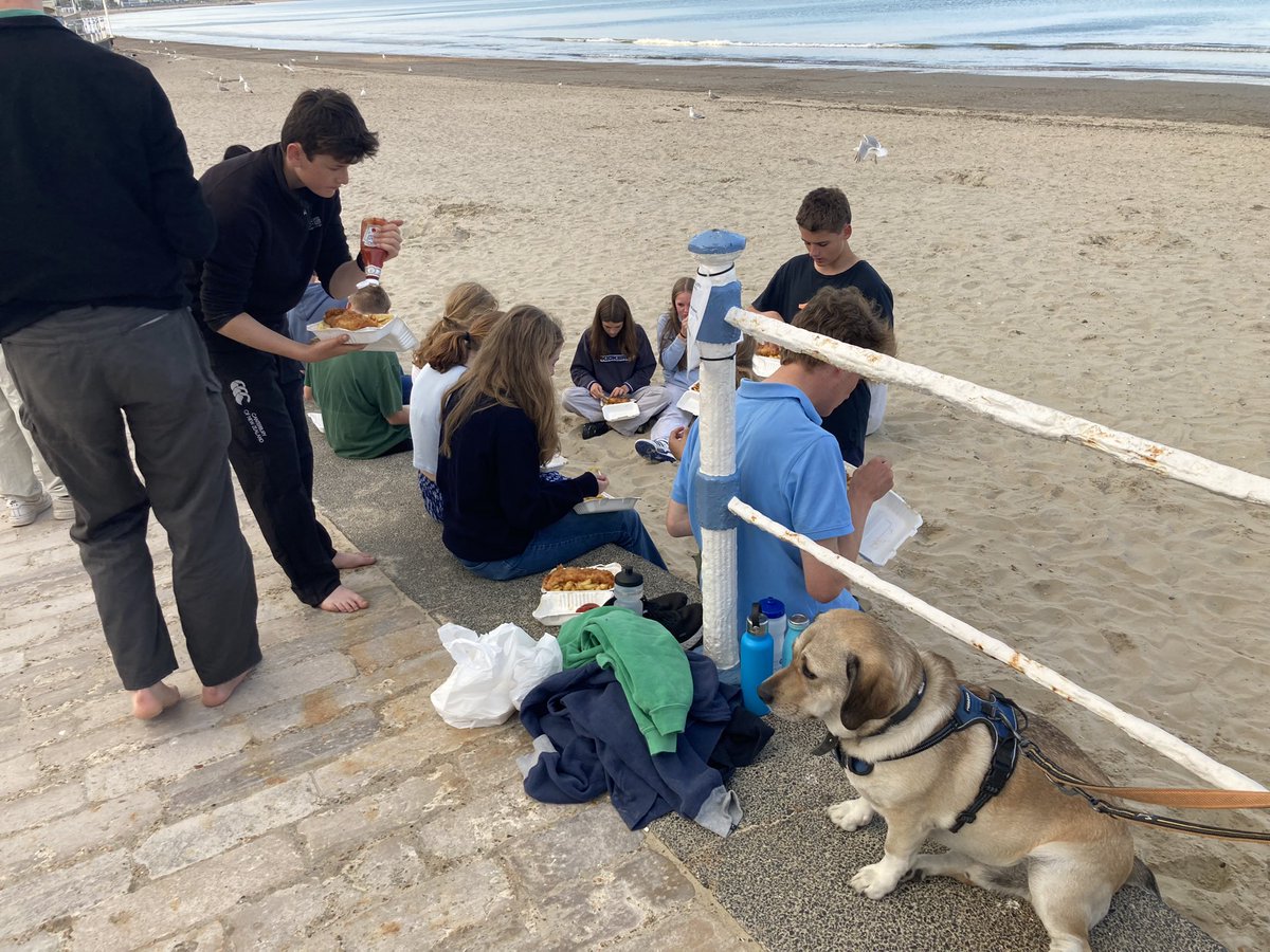 Are these photos from our first night on summer camp or a scene from a Top Gun film?