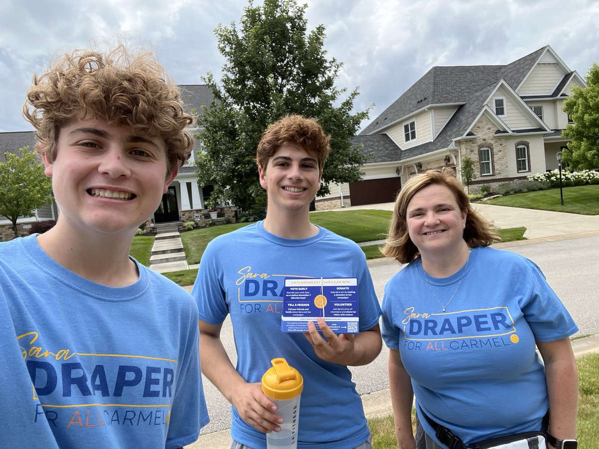 Got out and did some canvassing this afternoon just before the rain came! #listenlearnlead