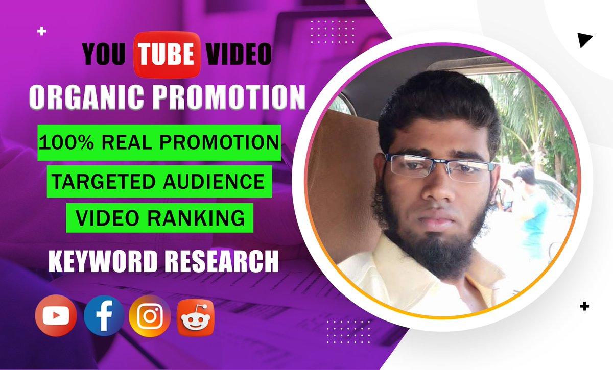 I will do organic YouTube video promotion in worldwide and SEO

fiverr.com/s/L87Nmj😀

#facebookmarketing
#youtubemarketing
#videopromotiong
#videoseo
#youtubeseo
#organicpromotion
#socialmediamarketing #SEO #VIDEOS #youtubeseo