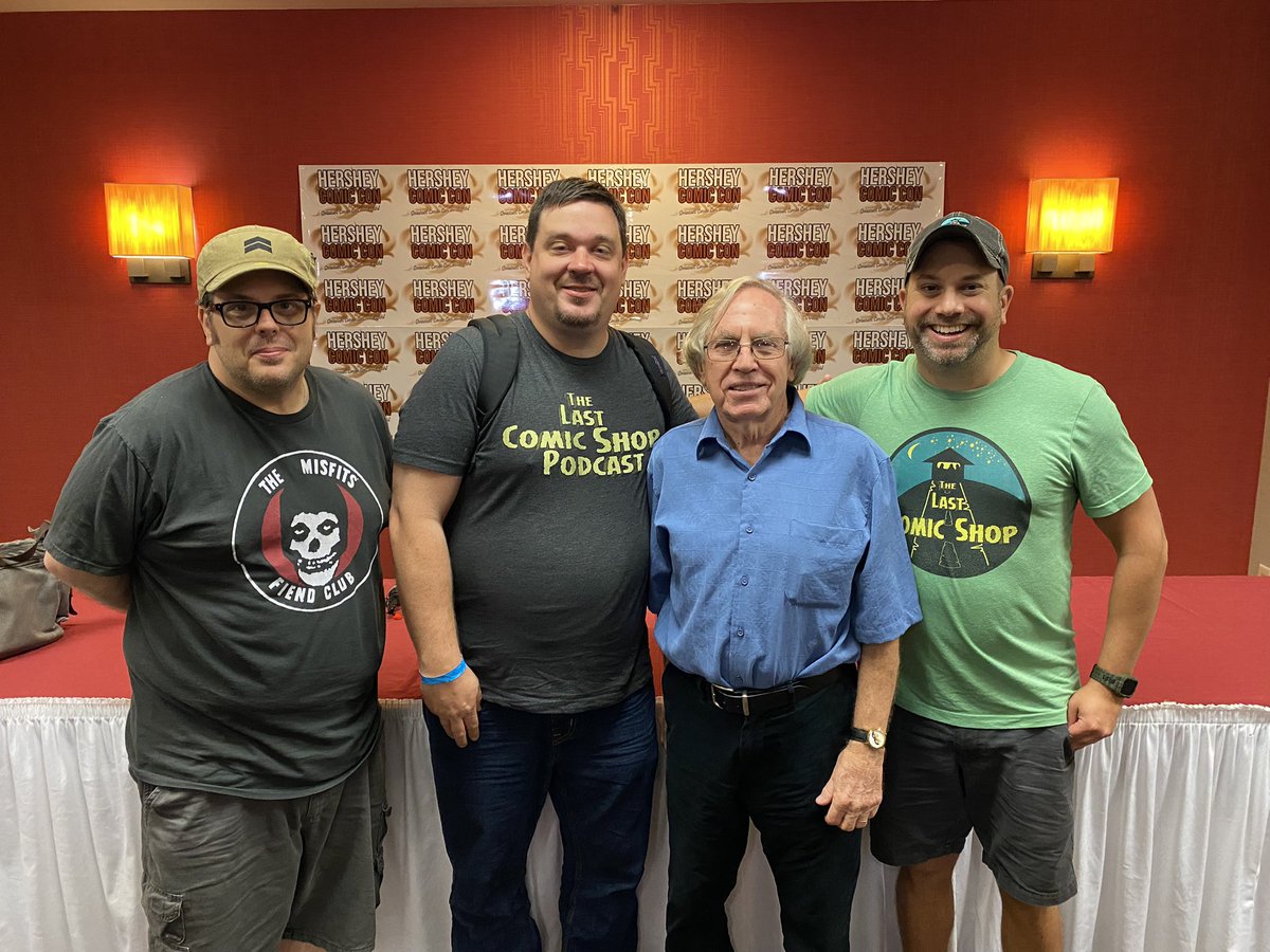 Coming Soon to the Last Comic Shop Podcast! An hour with comic book legend Roy Thomas. Thanks so much to the #HersheyComicCon