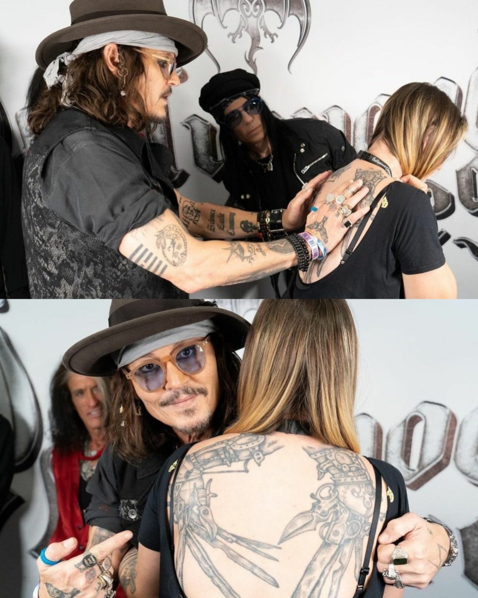 Johnny Depp BR 🇧🇷 on Twitter " ️ Johnny Depp with a fan at the Meet