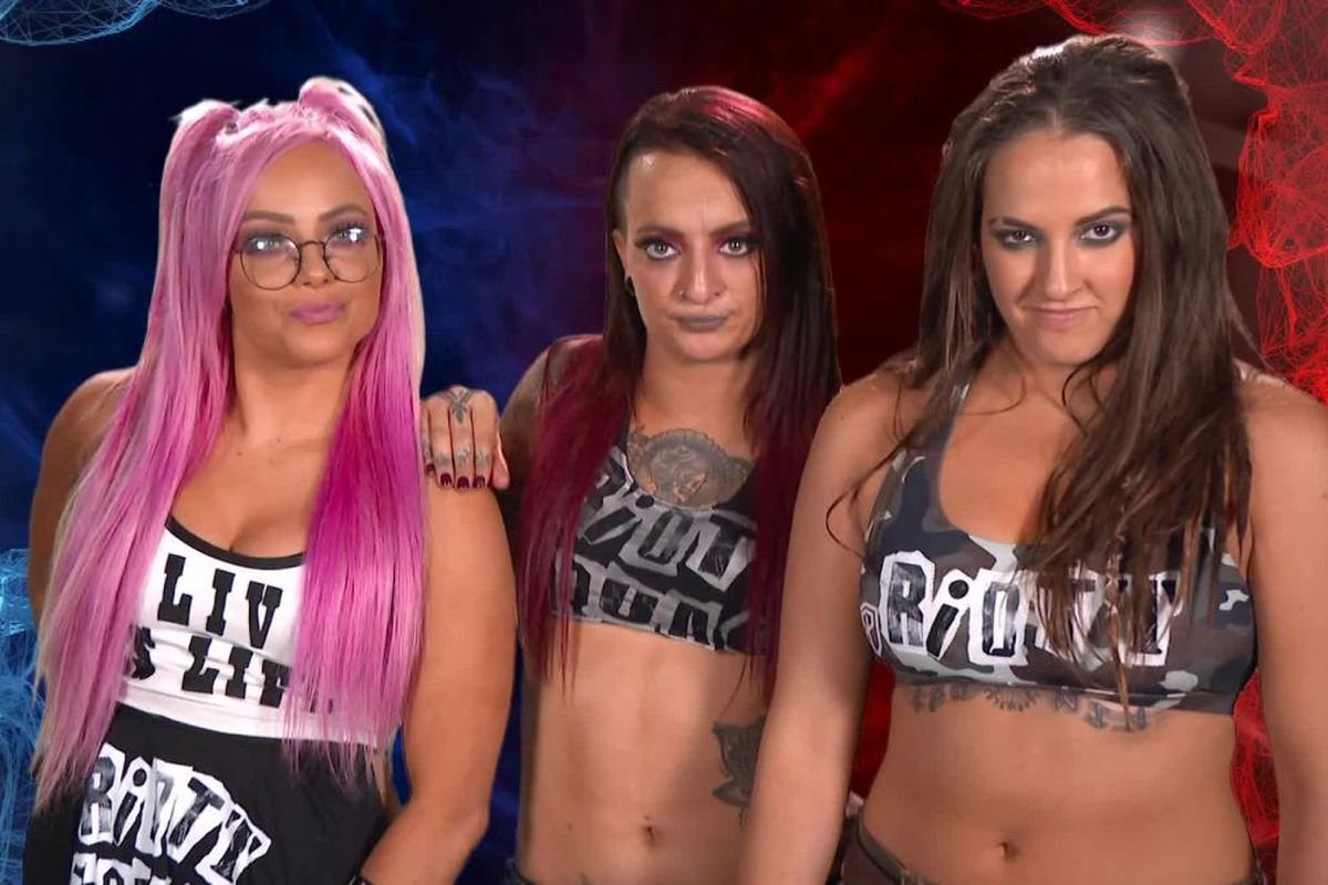 I freaking loved the Riott Squad.
So happy Liv Morgan has gotten the proper love, but Valhalla (Sarah Logan) and Ruby Soho (Riott) deserved just as much love as well.
They were perfect and WWE fumbled worse than Mark Sanchez. https://t.co/LuJArI16XO