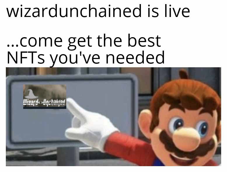 Abmonds1's tweet photo. Hello folks,
May I introduce to you 
@Wizardunchained, an outstanding NFT project that has been making waves since 2022, come on guys don't miss this golden opportunity guys.....

#WizardNFT @WizardUnchained $wizard https://t.co/PNSA8kXkuq