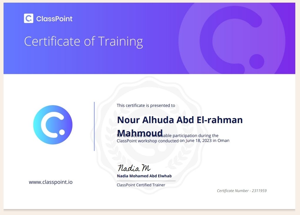 NourAlhudaMS's tweet photo. 🩷
#classPoint https://t.co/loGn8NNYxd
