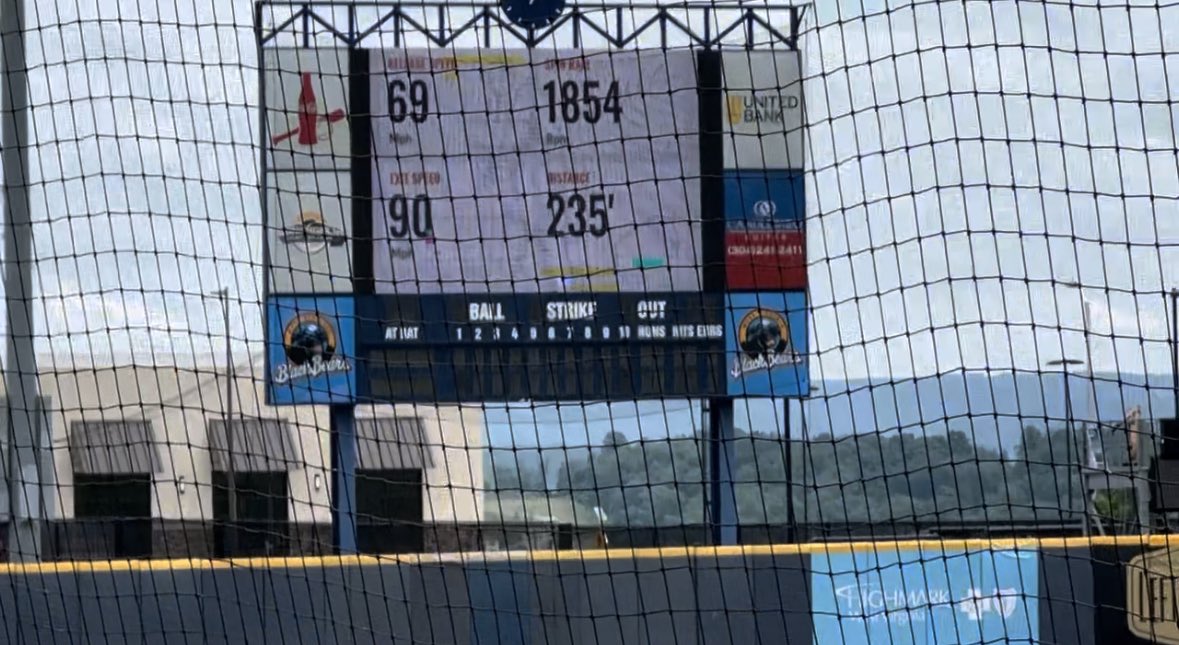 EvanLeee1's tweet photo. Good weekend at WVU hit .428 with 3 hits, 5 runs, 2 walks, 2 HBP, and 4 SB. Also hit 90 Exit Velo. @indytigers @PBRVirginiaDC @_thedirtbags https://t.co/cKlWl610Uu