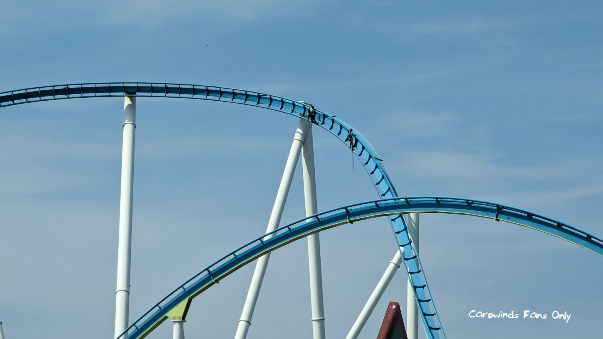 Carowinds Fans Only on Twitter "Track inspection on Fury 325 https//t