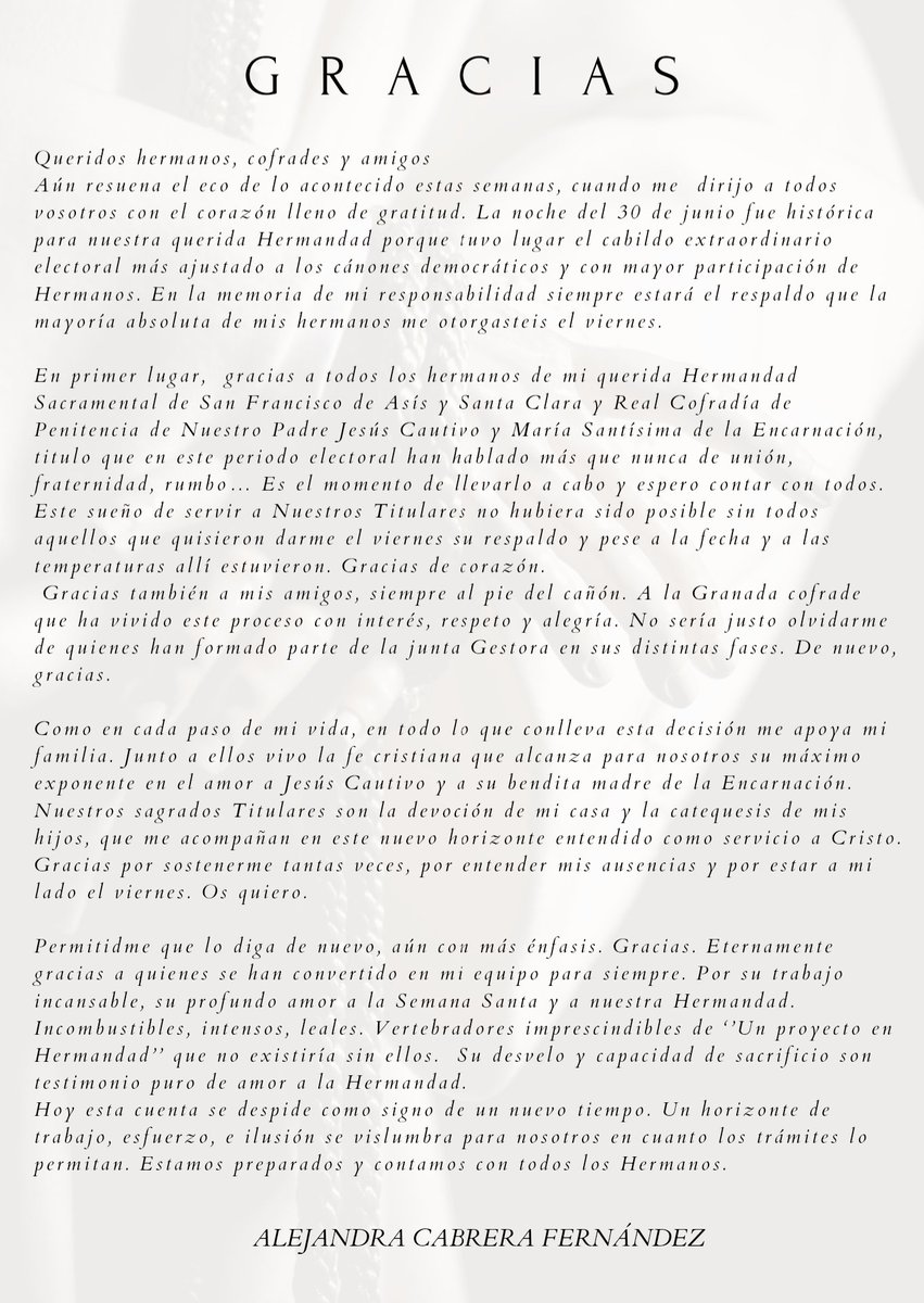 Candidatura Alejandra Cabrera Fernández tweet media