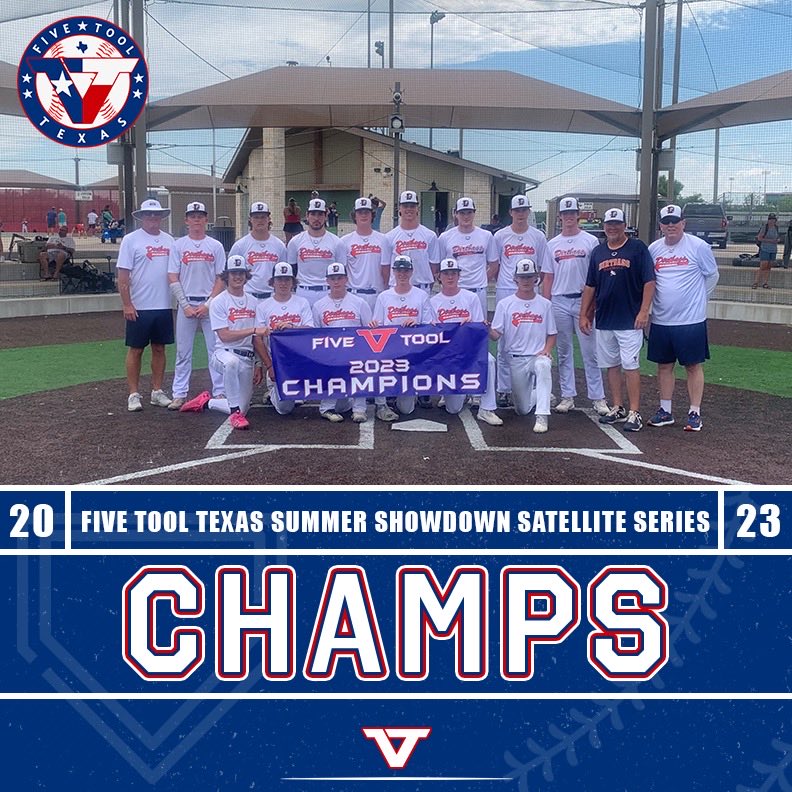 ✭Five Tool Texas✭ (@fivetooltexas) on Twitter photo 🏆CHAMPIONS🏆
Congrats to <a href="/NTXBC_DIRTBAGS/">NTXBC Dirtbags</a> 2025 Navy on winning the 16U Division Championship of the <a href="/FiveTool/">Five Tool Baseball</a> Texas Summer Showdown Satellite Series!
#Watchem 🏆CHAMPIONS🏆
Congrats to <a href="/NTXBC_DIRTBAGS/">NTXBC Dirtbags</a> 2025 Navy on winning the 16U Division Championship of the <a href="/FiveTool/">Five Tool Baseball</a> Texas Summer Showdown Satellite Series!
#Watchem