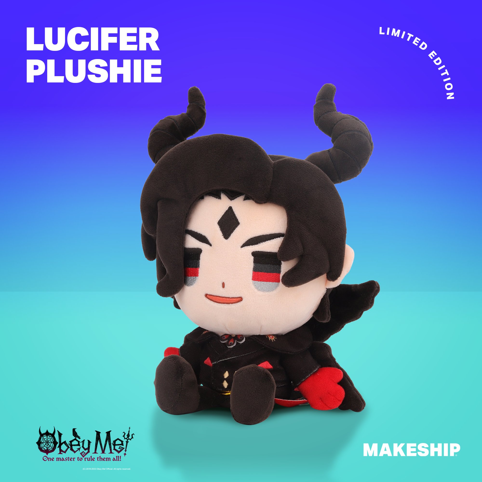 Obey Me! ルシファー　ぬいぐるみ Lucifer V2 Plushie | Makeship