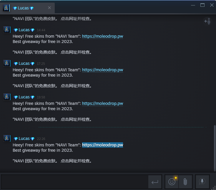 Msvolpe_'s tweet photo. No se puede jugar ni al CS tranquilo😅. Plataformas como #Steam son una de las más usadas por #ciberdelincuentes para tener control de tu cuenta y así obtener tu información crediticia y compras realizadas. Además de utilizar métodos #browserinthebrowser e #ingenieriasocial. https://t.co/T57aJWdAHM