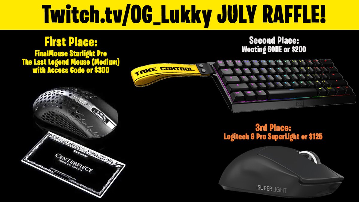 8400 V-BUCK GIVEAWAY! (3 x 2800) Like, Comment, RT, &amp; Tag a Friend! Drawing July 5th 11pm EST
Join stream to use watch time to buy raffle tickets!
Raffle drawing July 31st 11pm EST on stream