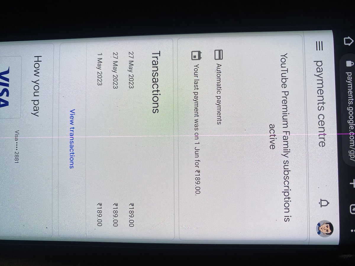 MugzBunny's tweet photo. Payment done successfully for @YouTube premium. 
No transaction record whatsoever. 
Benefits not started. Pls assist
Email - ac4.ninja@gmail.com
No live customer support option. Pls help
@GoogleIndia @jagograhakjago @YouTubeIndia @GooglePlay @TeamYouTube @BandBajaateRaho https://t.co/aX9gllcl4N