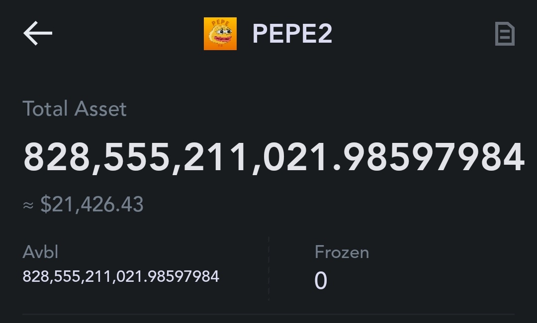 IAmCryptoWolfy's tweet photo. ADDED MORE #PEPE2 ALMOST HOLDONG 1 TRILLION 💯👀

RETWEET IF YOU STILL HOLDING &amp; ADDING #PEPE2 https://t.co/W1x0lQPfae