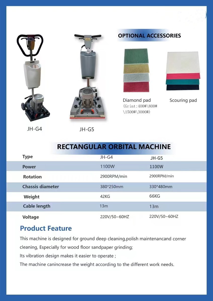 LiuOwne's tweet photo. Rectangular orbital machine
https://t.co/8B5N2t48Mp
Email: sales09@stonediamondtool.com
#diamondpolishingpad #marblepolishingpad #concretegrindingwheel #diamondtool #diamondtools #marblepolishing #durablediamondtool #diamondpolishingpad #resinpolishingpad #drypolishingpad https://t.co/btfiFCIo5m
