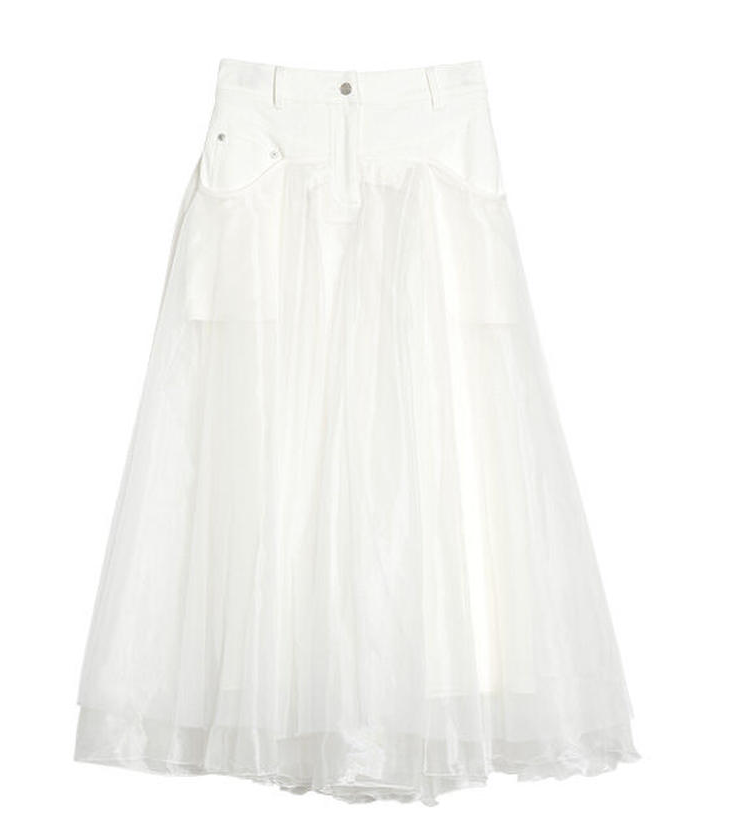 [新着回答] 7月2日日曜日　朝日放送　ぺこぱのまるスポに出演の　東　留伽アナが着用の白いスカートはこれです。 korecow.jp/requests/168334 #東留伽 #ぺこぱのまるスポ #スカート #ミカーレミカーレ #korecow #コレカウ