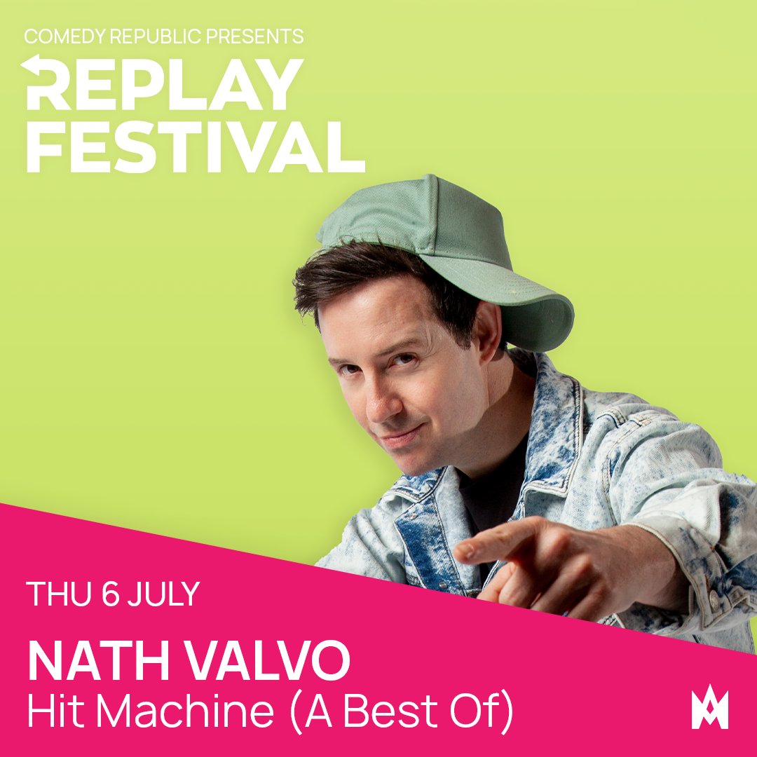 Melbourne! @nathvalvo takes the stage THIS THURSDAY as part of @comedyrepublic_'s Replay Festival. Join Nath for high kicks, twirls and an avalanche of jokes as he performs his fave bits from his last 12 hit shows. 🎟️ cmdy.live/REPLAY23NathVa…