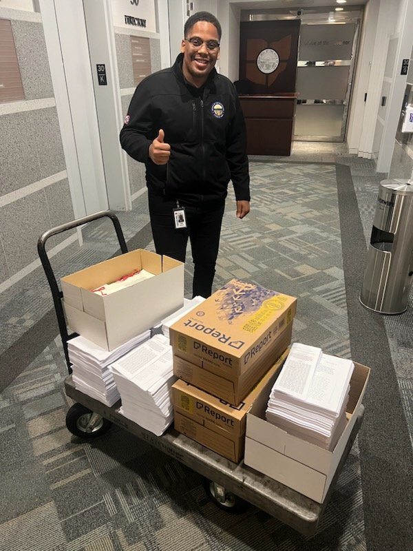 The FY 2024/FY 2025 biennial budget bill was delivered to the Governor's Office at 9:50 p.m. this evening.