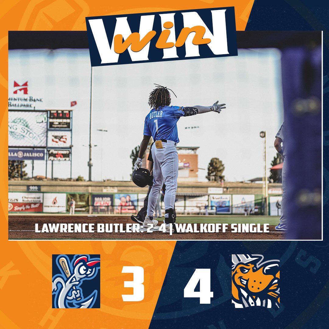 Another Walk-off this time Lawrence Butler comes through in the CLUTCH for another BIG WWWWWIN!!!! ⭐️ #OurTownOurTeam