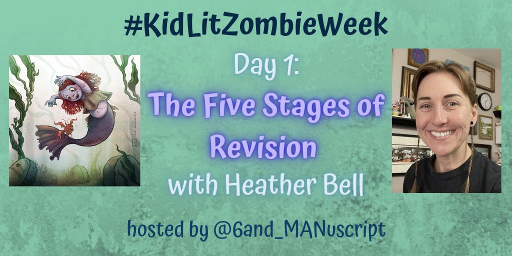 Day 1 #KidlitZombieWeek 2023: Check out the awesome post by @HeatherBell37 heatherbellbooks.com/2023/07/03/kid… Then come back here and talk about what you go out of it! (Don't forget to share with all your #kidlit #amrevising friends and use the hashtag #KidlitZombieWeek) Happy revising!