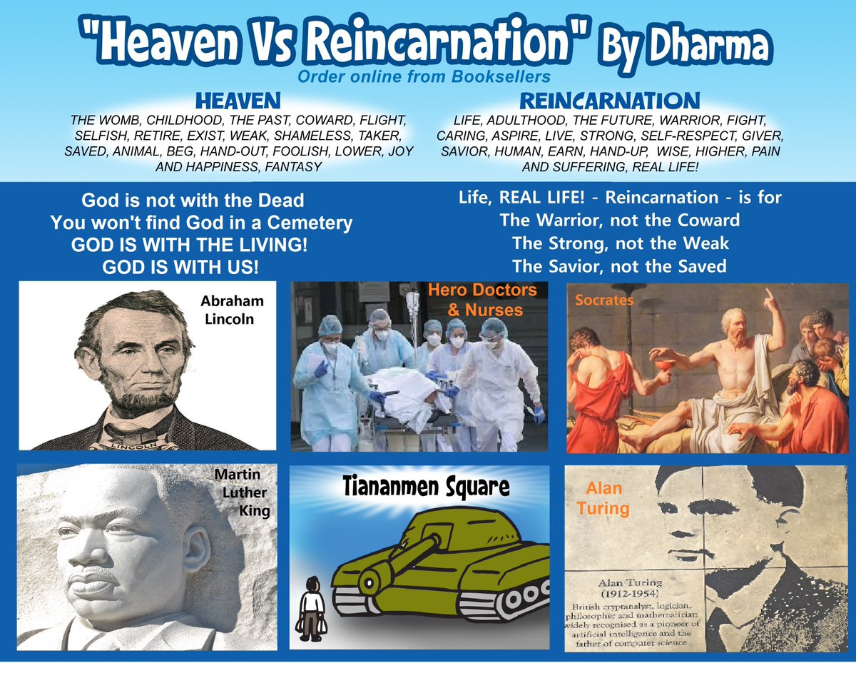 Heaven is Fools Gold. God is not going to reward Cowardice, let billions just sit about sponging off him, enjoying the good life all because they believe &amp; support him blindly! God either must be a simple-minded fellow or a Dictator like Putin!
REAL LIFE is for the Warrior!