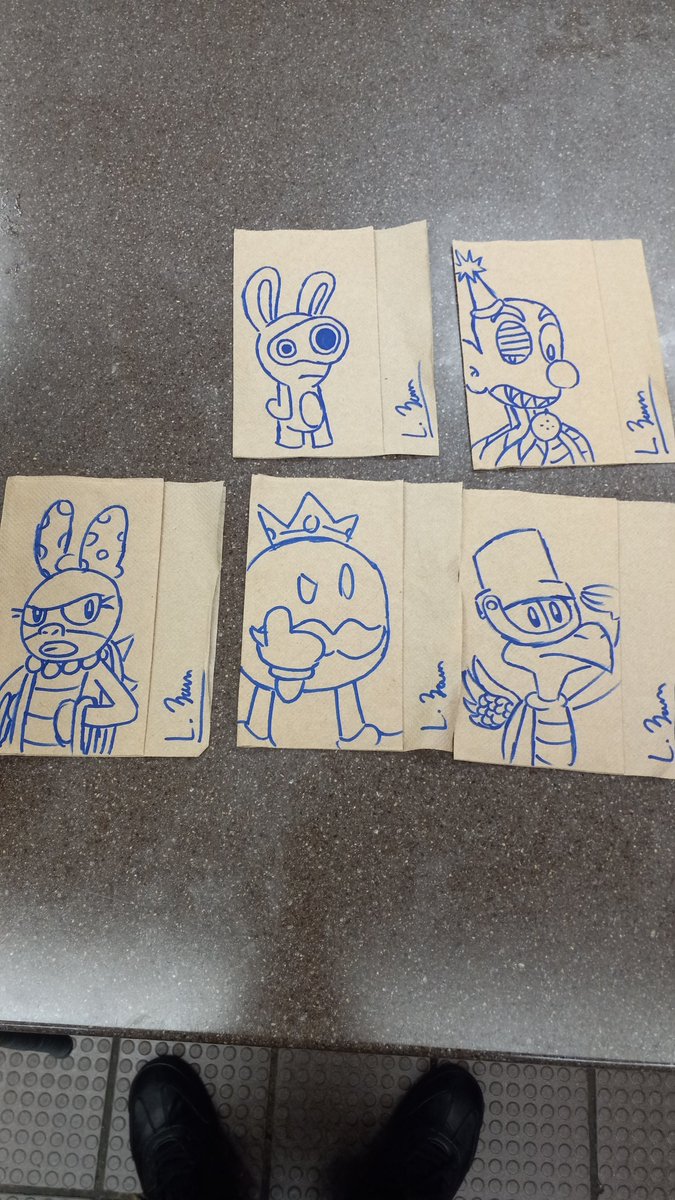 LoyaltyBrown75's tweet photo. These #PenRun s are really getting out of hand
#Bowser #Kamek #KingBoo #KingBobBomb #WendyOKoopa #Cackletta #Spawny #CorporalParaplonk #Ennard #ToyChica #RockstarFoxy #ToyBonnie #SuperMario #LuigisMansion #MarioRabbids #MarioandLuigi #Fnaf2 #Fnaf6 https://t.co/Uz9fJhVKs7
