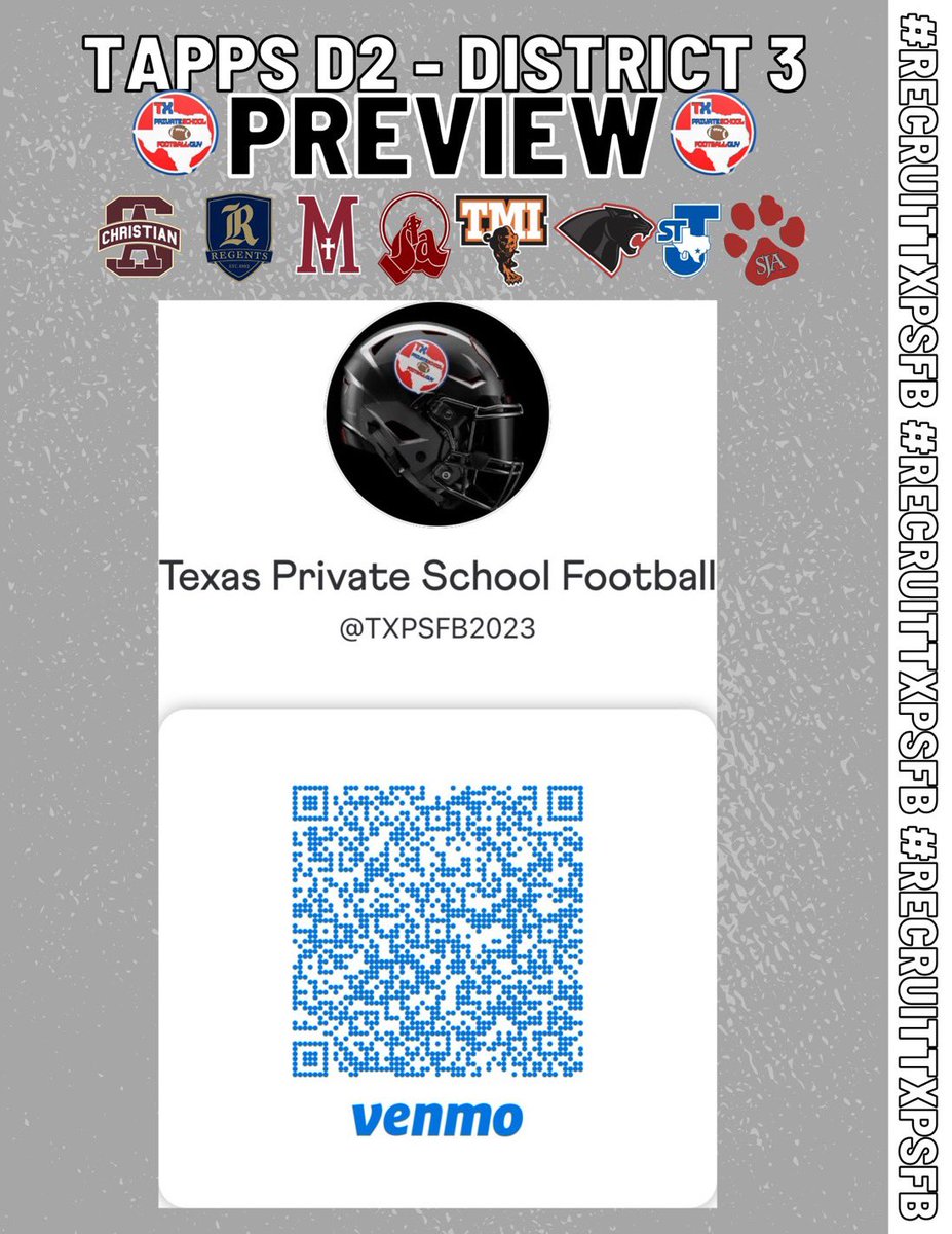 🚨 2023 Team Preview 🚨 
🚨Austin St. Michael’s 🚨 

📍 Austin, TX
🏫 TAPPS D2

@SMCA_Athletics 
<a href="/CoachRombach37/">Phil Rombach</a> 
<a href="/CoachScales_/">Coach Scales</a> 
<a href="/utah_anderson/">Utah Anderson</a>
<a href="/willydgarcia/">Will Garcia</a> 
<a href="/MillerBohnsack/">Miller Bohnsack</a> 
<a href="/RadtkeJackson/">Jackson Radtke</a> 
<a href="/jacksabine1/">Jack Esparza 🌵</a> 
<a href="/benbrophy23/">Ben Brophy</a> 
@dannysmith_50
<a href="/notpierce2/">Pierce Kovacs</a>