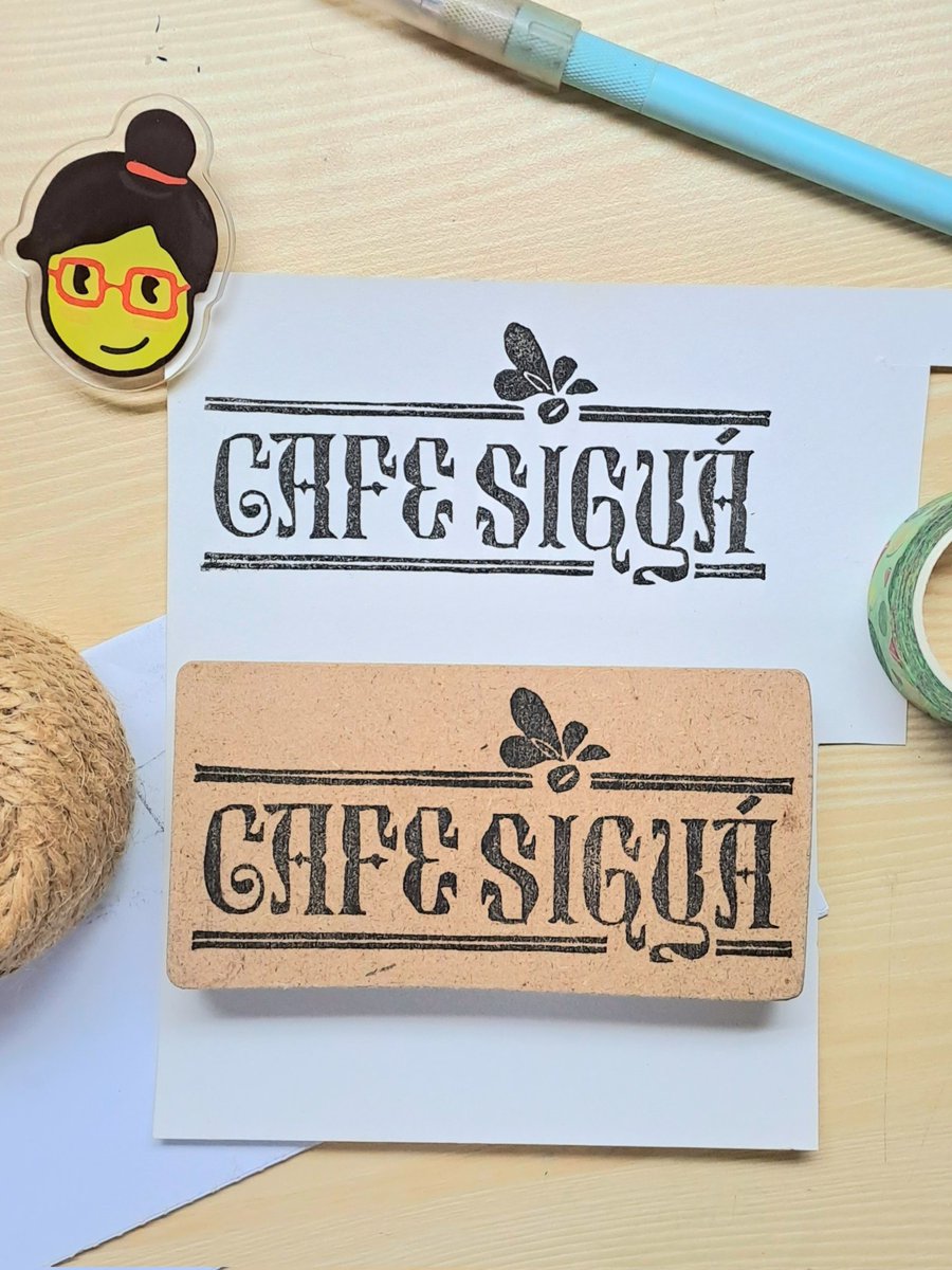 MarzToday's tweet photo. Kayod lang. Need custom stamps? Visit https://t.co/8spVQy4Q7j to commission one #Handmadestamp by #MarzToday https://t.co/RhGyjPOWud