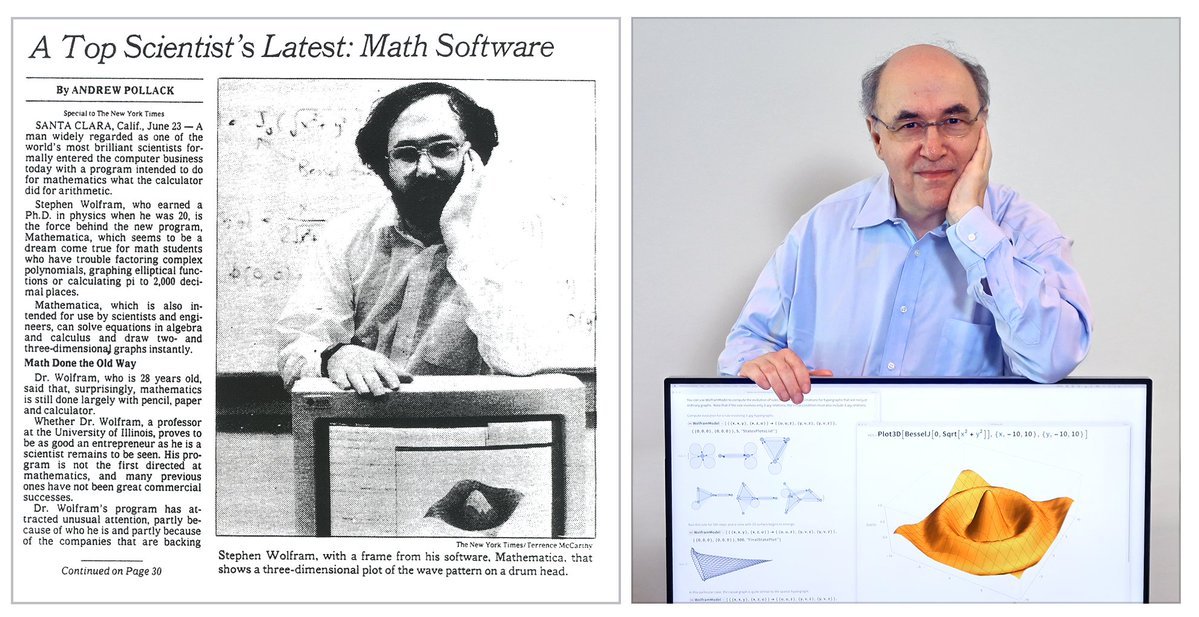 WolframJapan's tweet image. Mathematica 35周年を記念し，ユーザーの皆様に感謝

これからもMathematicaは進化し続けます!

#wolfram #mathematica