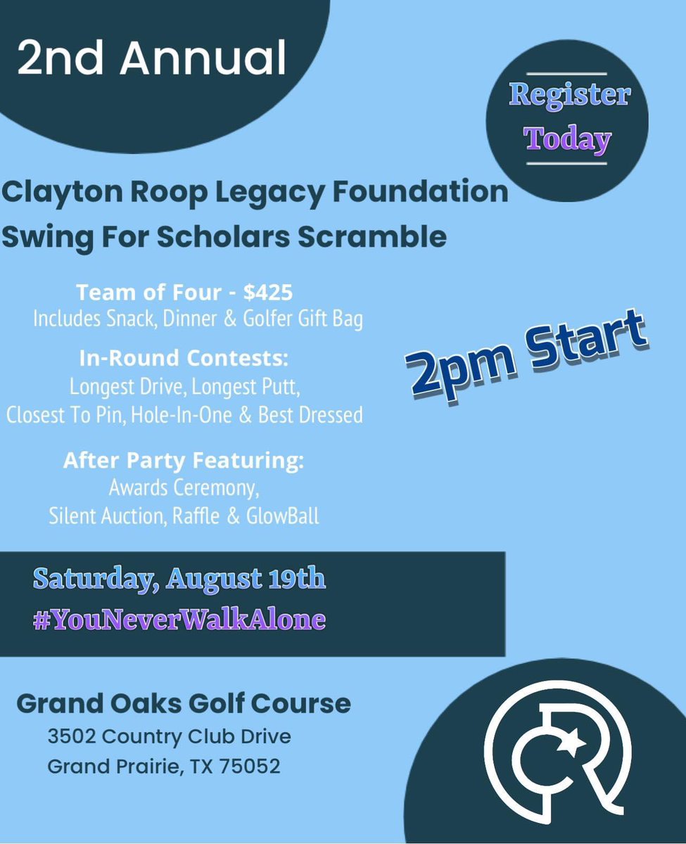 Clayton Roop Legacy Scholarship (@claytonswing) on Twitter photo 