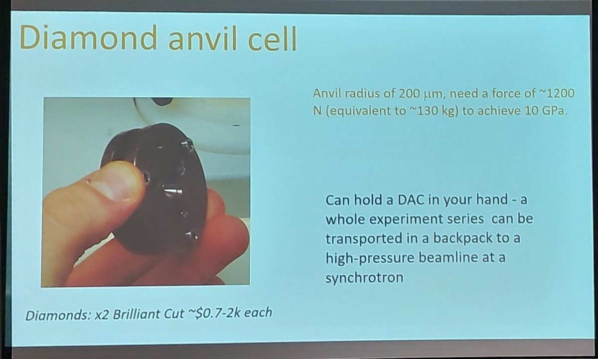 New Zealand Institute of Physics (@nzphysics) on Twitter photo .<a href="/JodieBradby/">Prof Jodie Bradby</a> does experiments at high pressures - up to 100 GPa - using diamond anvil cells that are pressed together tightly enough to create the sorts of pressures you get in nature only deep inside the Earth. #NZIP2023 .<a href="/JodieBradby/">Prof Jodie Bradby</a> does experiments at high pressures - up to 100 GPa - using diamond anvil cells that are pressed together tightly enough to create the sorts of pressures you get in nature only deep inside the Earth. #NZIP2023